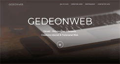 Desktop Screenshot of gedeonweb.fr